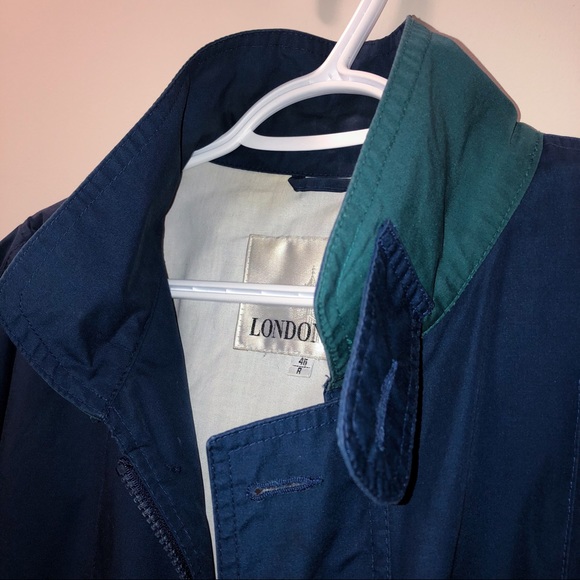 London Fog Navy Blue Jacket - Picture 4 of 6